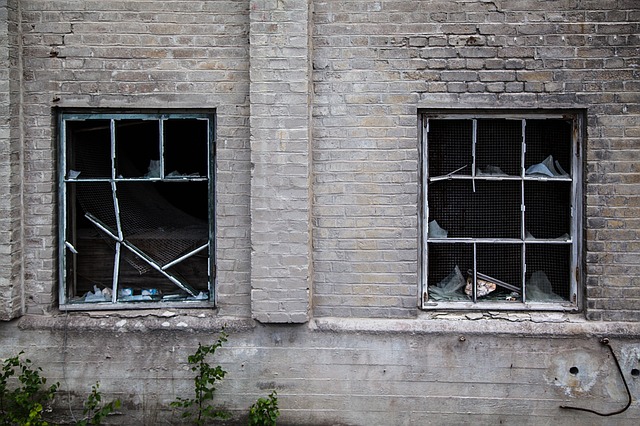 broken windows, a metaphor for a traumatized psyche